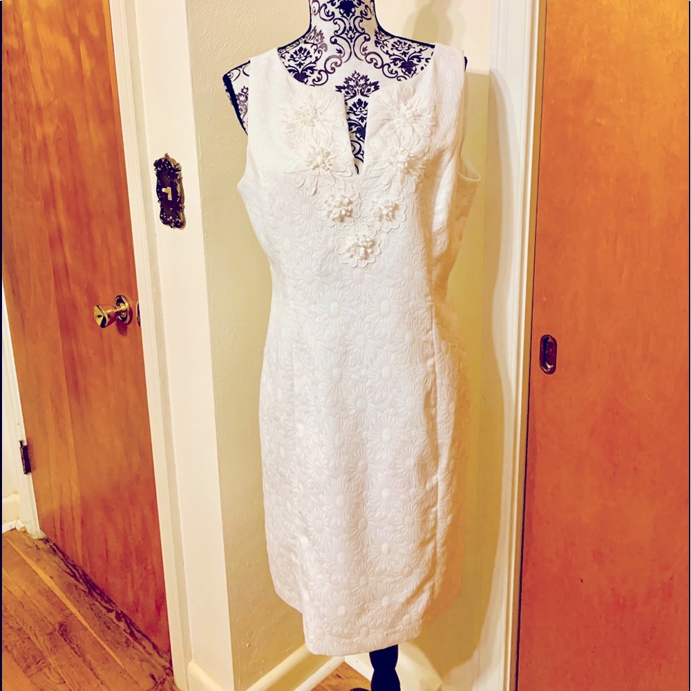 Pappagallo Flower Motif Dress